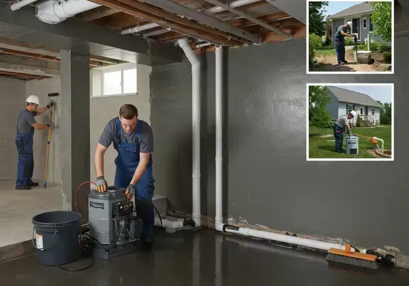 Basement Waterproofing and Flood Prevention process in Cambria, IL